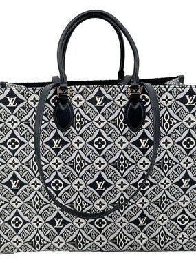 Louis Vuitton  Onthego GM Since 1854 Jacquard Shoulder Bag Black